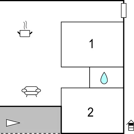 Apartmán 2 Bedroom In